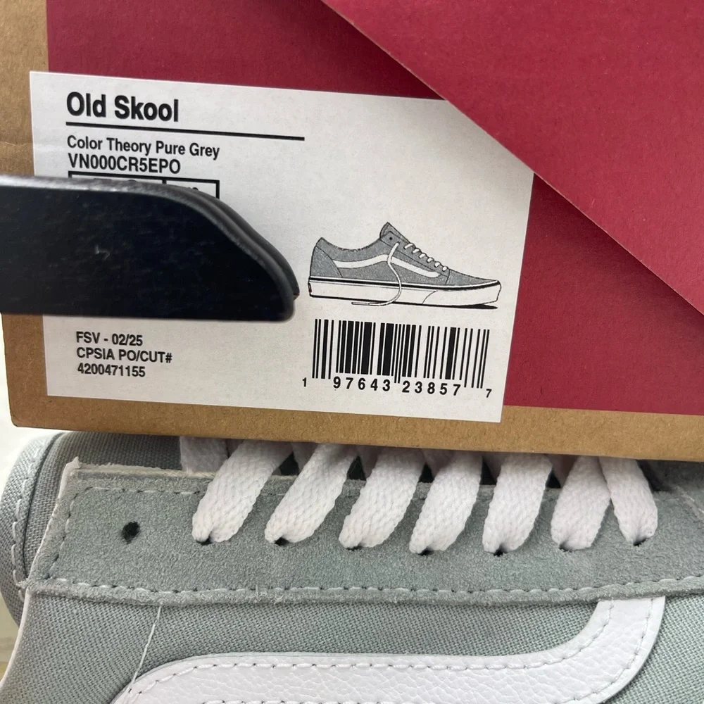 Vans Men's Old Skool Color Theory Pure Grey VNO00CR5EPO Sneakers